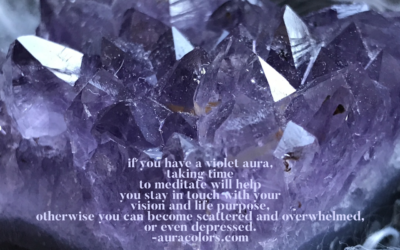 Violet Aura Colors – Signs of Stress & Tips to Be Happy