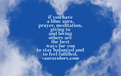 Blue Aura Colors – Signs of Stress & Tips to Be Happy